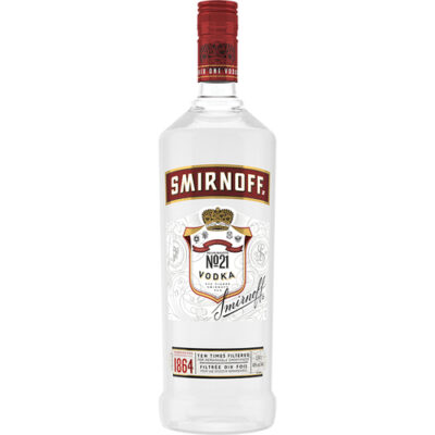 Smirnoff Vodka 80 Proof (Red Label) – 8/1.14 Litre