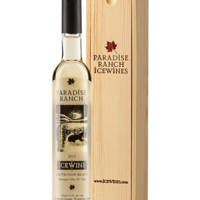 Paradise Ranch Chardonnay Ice Wine (white) w/ wood box-12/375 ml